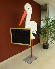Stork Birth Announcement Board